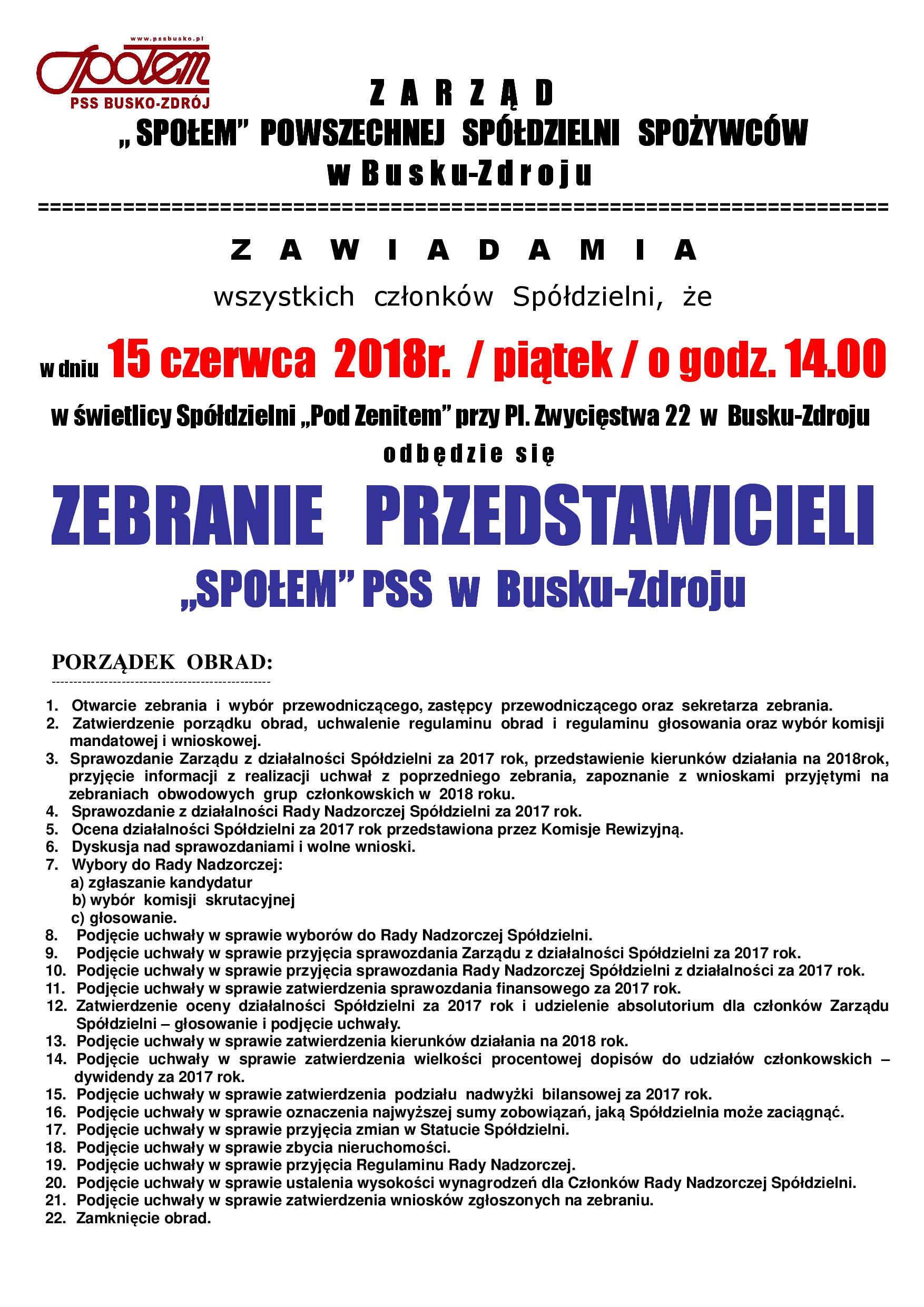 PLAKAT WALNE2018 z wyborami nastr