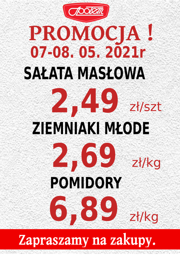 promocja w 7 8.05